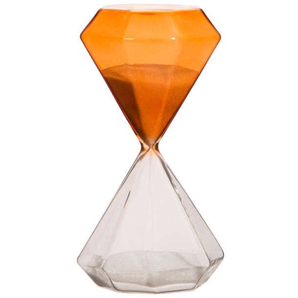 Crosley Analog Metal Quartz Movement / Crystal Tabletop Clock with